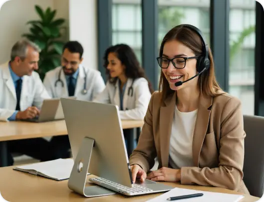 freepik a 25yearold white latin woman with a headset on we 75338 1 1